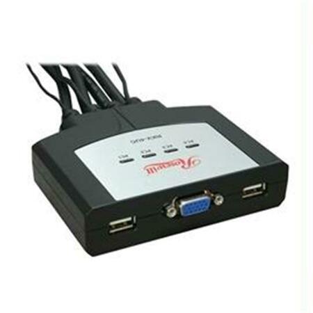 ROSEWILL Cable RJV-4UC 4Port USB Cable KVM 0.9m Built with Speaker plus Microphone Remote Button RKV-4UC